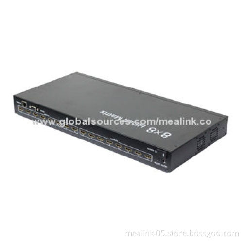 8 x 8 HDMI® Matrix with RS232, Extra Infrared Extension Receiver